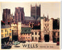 Wells, Somerset, BR (WR) poster, c 1950s. stretched canvas extra large none Art Print - Science Museum Shop