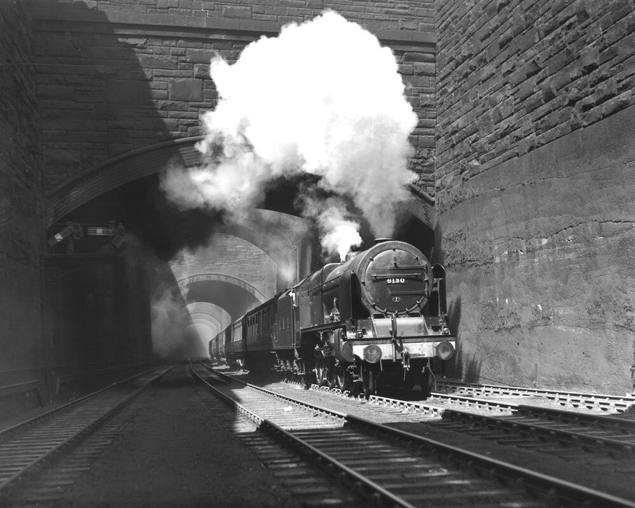 'The West Yorkshire Regiment' at Edge Hill Cuttings, Liverpool, c 1938. Art Print - Science Museum Shop