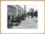 Miners resting at Central Station, Blackpool, 21 June 1919. art print large natural Art Print - Science Museum Shop