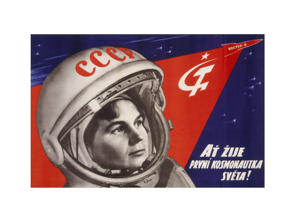 Valentina Vladimirovna Tereshkova, Russian cosmonaut, 1963. art print extra large none Art Print - Science Museum Shop