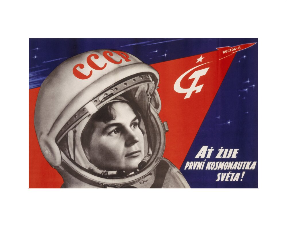 Valentina Vladimirovna Tereshkova, Russian cosmonaut, 1963. art print extra small none Art Print - Science Museum Shop