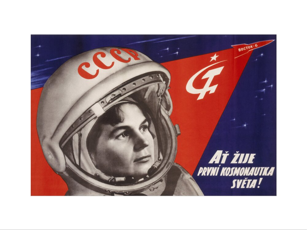Valentina Vladimirovna Tereshkova, Russian cosmonaut, 1963. art print small none Art Print - Science Museum Shop