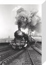 'Flying Scotsman' A3 Class steam locomotive leaving Leeds station, 1956. stretched canvas small none Art Print - Science Museum Shop