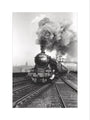 'Flying Scotsman' A3 Class steam locomotive leaving Leeds station, 1956. art print medium none Art Print - Science Museum Shop