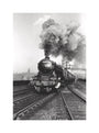 'Flying Scotsman' A3 Class steam locomotive leaving Leeds station, 1956. unstretched canvas medium none Art Print - Science Museum Shop