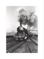 'Flying Scotsman' A3 Class steam locomotive leaving Leeds station, 1956. art print large none Art Print - Science Museum Shop