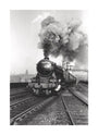 'Flying Scotsman' A3 Class steam locomotive leaving Leeds station, 1956. unstretched canvas large none Art Print - Science Museum Shop