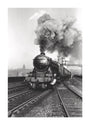 'Flying Scotsman' A3 Class steam locomotive leaving Leeds station, 1956. unstretched canvas extra large none Art Print - Science Museum Shop