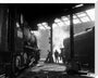 Grimy 8F and Class 5 steam locomotives. stretched canvas large none Art Print - Science Museum Shop
