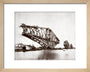 Construction of the Forth Railway Bridge, 1887. art print extra small natural Art Print - Science Museum Shop