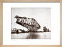 Construction of the Forth Railway Bridge, 1887. art print small natural Art Print - Science Museum Shop