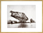 Construction of the Forth Railway Bridge, 1887. art print extra large gold Art Print - Science Museum Shop