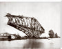 Construction of the Forth Railway Bridge, 1887. stretched canvas extra large none Art Print - Science Museum Shop