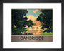 'Cambridge', LNER poster, 1923-1947. art print extra small black Art Print - Science Museum Shop