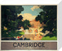 'Cambridge', LNER poster, 1923-1947. stretched canvas small none Art Print - Science Museum Shop