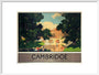 'Cambridge', LNER poster, 1923-1947. art print large white Art Print - Science Museum Shop