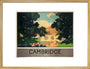 'Cambridge', LNER poster, 1923-1947. art print large gold Art Print - Science Museum Shop