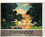 'Cambridge', LNER poster, 1923-1947. stretched canvas medium none Art Print - Science Museum Shop
