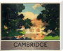 'Cambridge', LNER poster, 1923-1947. stretched canvas large none Art Print - Science Museum Shop