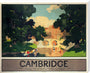 'Cambridge', LNER poster, 1923-1947. stretched canvas extra large none Art Print - Science Museum Shop