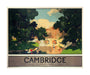 'Cambridge', LNER poster, 1923-1947. unstretched canvas large none Art Print - Science Museum Shop