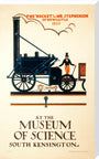 'The 'Rocket' of Mr Stephenson at the Museum of Science', 1922. stretched canvas extra large none Art Print - Science Museum Shop
