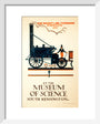 'The 'Rocket' of Mr Stephenson at the Museum of Science', 1922. art print extra small white Art Print - Science Museum Shop