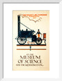 'The 'Rocket' of Mr Stephenson at the Museum of Science', 1922. art print small white Art Print - Science Museum Shop