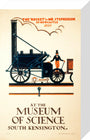'The 'Rocket' of Mr Stephenson at the Museum of Science', 1922. stretched canvas small none Art Print - Science Museum Shop