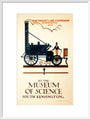 'The 'Rocket' of Mr Stephenson at the Museum of Science', 1922. art print large white Art Print - Science Museum Shop