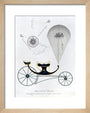 Patent kite and charvolant, 1827. art print extra small natural Art Print - Science Museum Shop