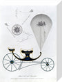 Patent kite and charvolant, 1827. stretched canvas small none Art Print - Science Museum Shop