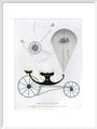 Patent kite and charvolant, 1827. art print large white Art Print - Science Museum Shop