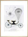 Patent kite and charvolant, 1827. art print large natural Art Print - Science Museum Shop