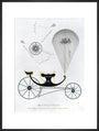 Patent kite and charvolant, 1827. art print extra large black Art Print - Science Museum Shop