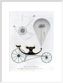 Patent kite and charvolant, 1827. art print extra large white Art Print - Science Museum Shop