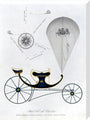 Patent kite and charvolant, 1827. stretched canvas large none Art Print - Science Museum Shop