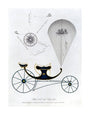 Patent kite and charvolant, 1827. unstretched canvas large none Art Print - Science Museum Shop