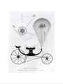 Patent kite and charvolant, 1827. art print extra large none Art Print - Science Museum Shop