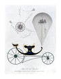 Patent kite and charvolant, 1827. unstretched canvas extra large none Art Print - Science Museum Shop