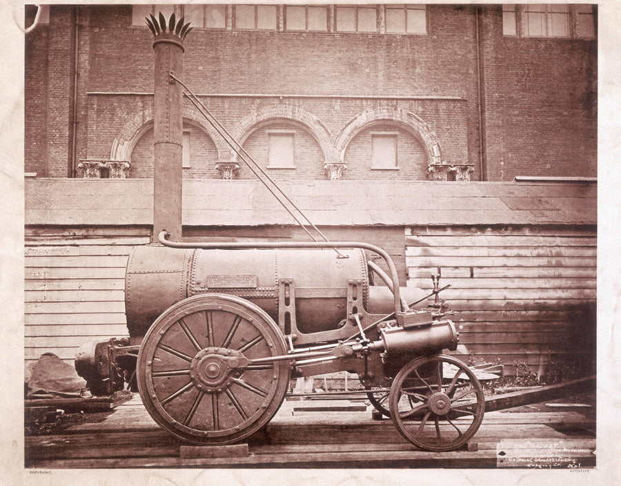 Remains of Stephenson's 'Rocket', 1876. Art Print - Science Museum Shop