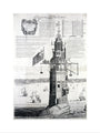 The first Eddystone lighthouse, Devon, 1703. art print small none Art Print - Science Museum Shop