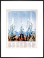 'Mountains', 1846. art print extra large black Art Print - Science Museum Shop