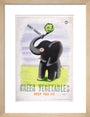 Don't Forget, Green Vegetables Keep You Fit', c 1951. art print small natural Art Print - Science Museum Shop