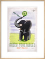 Don't Forget, Green Vegetables Keep You Fit', c 1951. art print large natural Art Print - Science Museum Shop