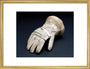 Soviet cosmonaut's glove, 1987. art print medium gold Art Print - Science Museum Shop