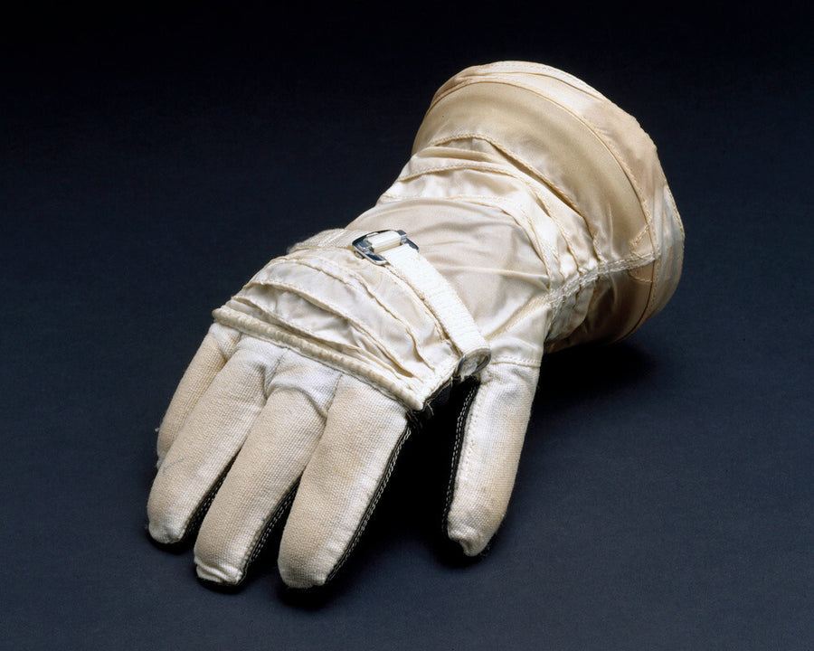 Soviet cosmonaut's glove, 1987. Art Print - Science Museum Shop