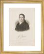 William James, British railway pioneer, c 1800. art print extra small gold Art Print - Science Museum Shop