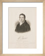William James, British railway pioneer, c 1800. art print extra small natural Art Print - Science Museum Shop