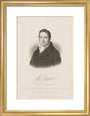 William James, British railway pioneer, c 1800. art print small gold Art Print - Science Museum Shop